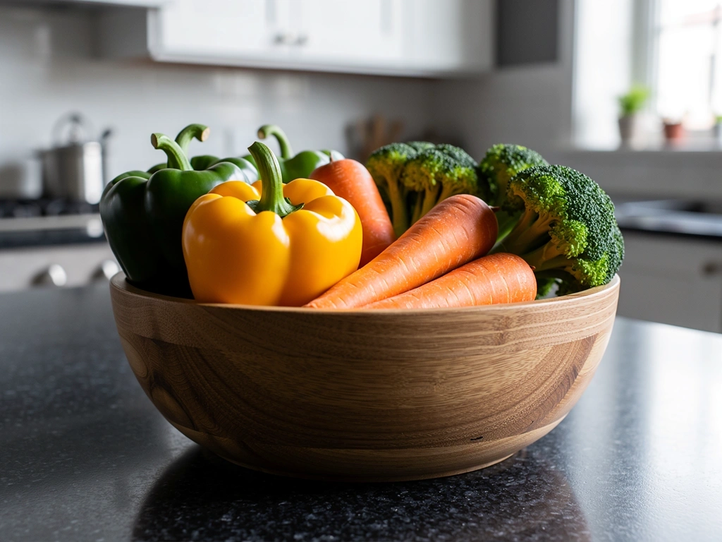 Frutas y vegetales variados